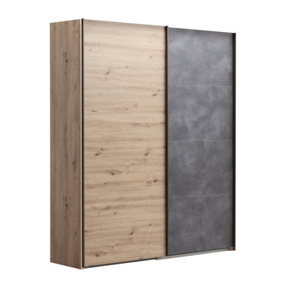 Systema 2 Door Manufactured Wood Wardrobe