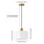 Luminaire suspendu cylindrique à 1 lumière Henri-421937948-465909181