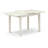 5 Piece Dining Set Includes a Rectangle Dining Table with Butterfly Leaf and 4 Kitchen Chairs, 32x54 Inch, Linen White-1126821218-1178429790
