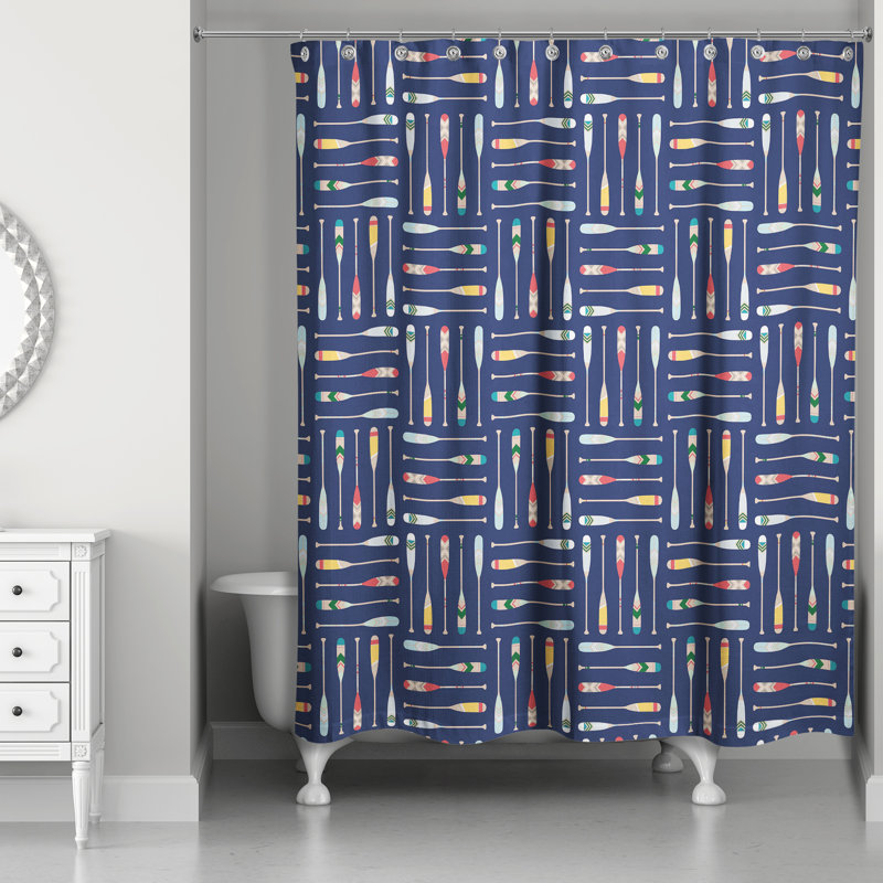 Bryanna Abstract Shower Curtain