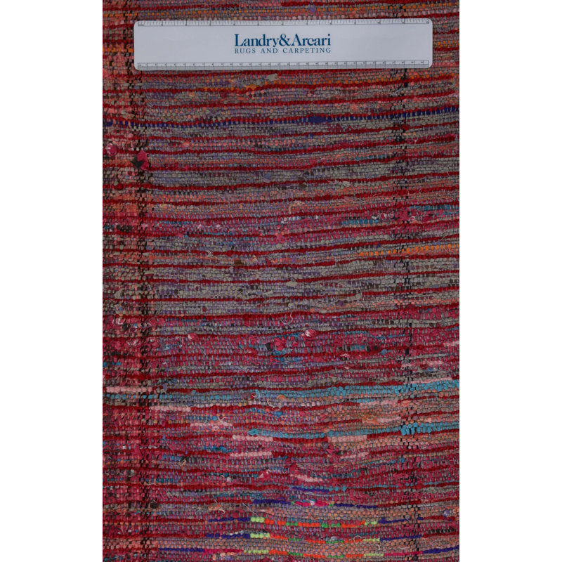 Tapis de couloir rouge en laine de conception unique 3 pi 5 po x 11 pi 3 po Moroccan Rugs