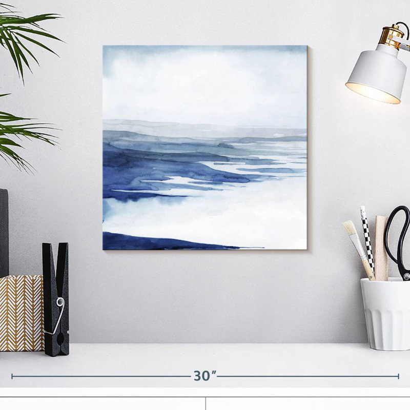 Avery Crystallized Lagoon I, 16" H x 16" W