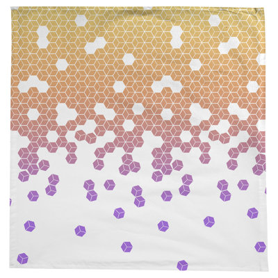 Leffel Tumbling Cube Pattern Tablecloth