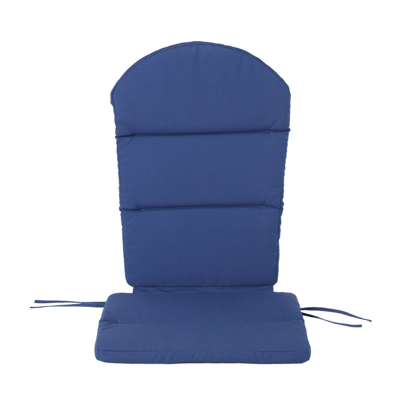 Navy Blue Water-Resistant Adirondack Chair Cushions Set