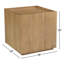 Plank Solid Wood Nightstand
