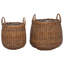  Planter Basket With Storage 2 Pcs Lacak Rattan Decorative Containers-809520185