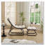 Chaise longue d'extÃ©rieur avec repose-pieds-1800656602