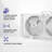 9" Reversible Twin Window Fan, 2 Speed Control Extendable 22-1/4" To 31-1/4"