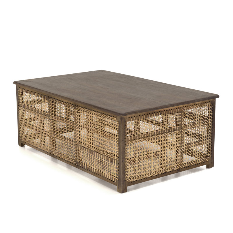 ISA Solid Wood Four Leg Coffee Table