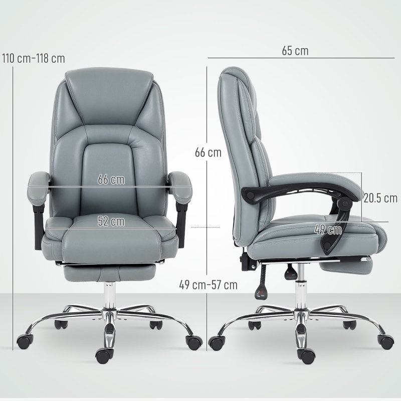 Executive Chair, Grey, Grey