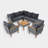 Wicker 7 - Person Modular Patio Conversation Sets with Cushions-951703044