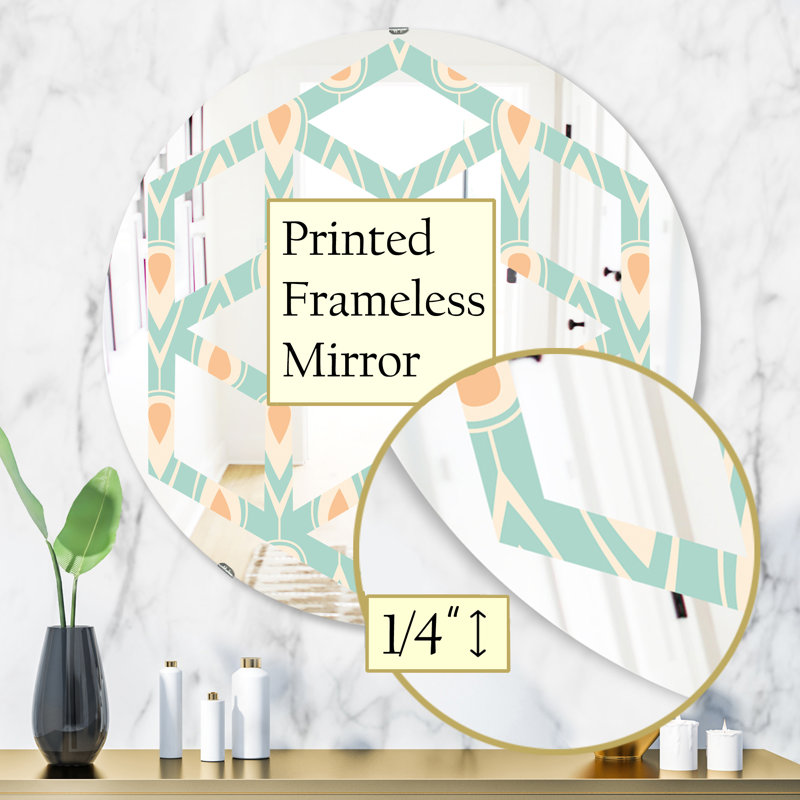 Miroir mural Hexagon Star, H 31,5 po x l po