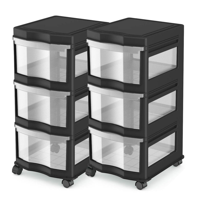 3 Drawer Storage Drawer