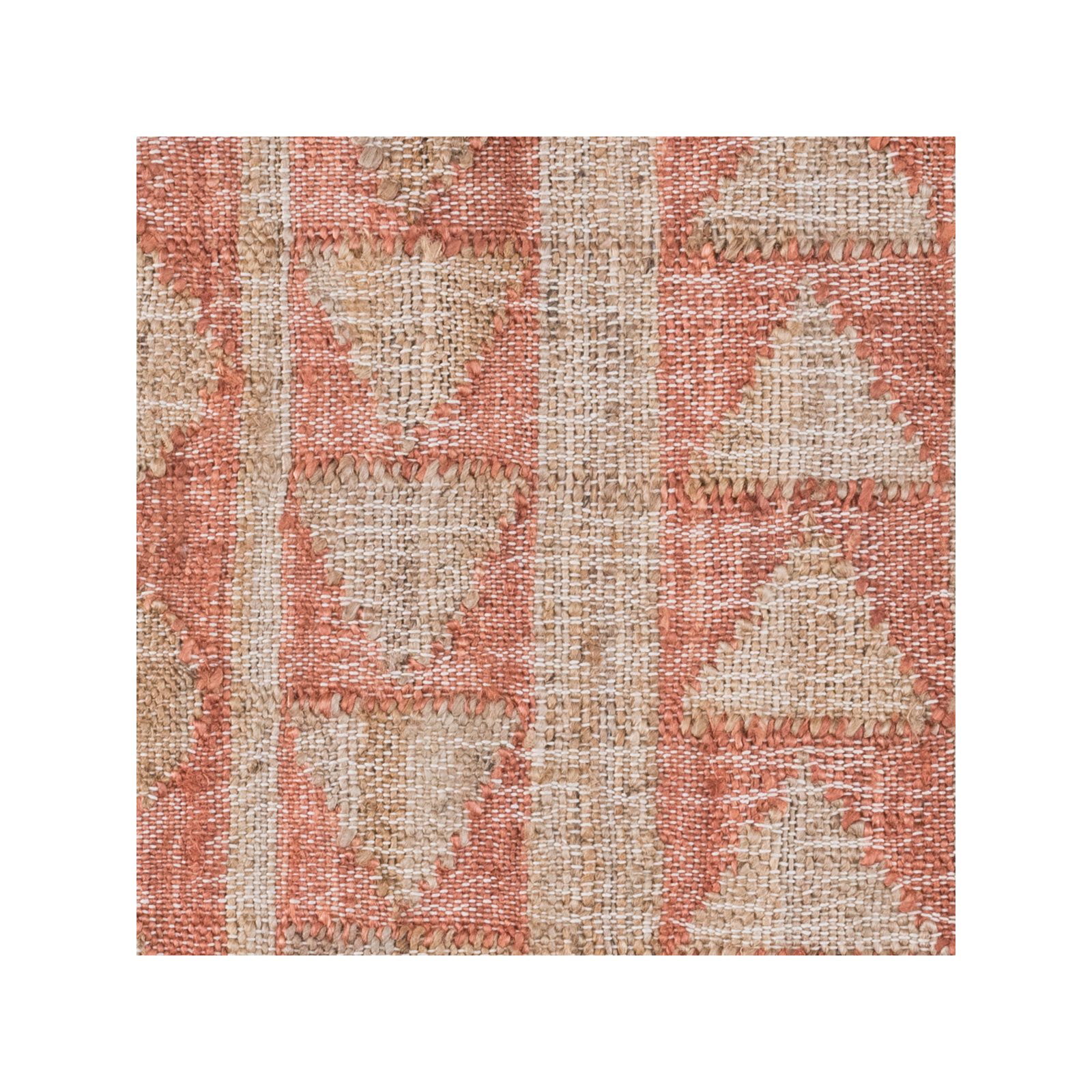 Walter Handmade Terracotta/Natural Rug, Runner 2'6" x 8'