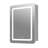 Frantzeska 24''W x 32" H Recessed/Surface Mount Medicine Cabinet with Mirror, Defogger, Dimmer, Outlets & USBs and Interior Mirror