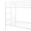 Twin Over Twin Metal Bunk Bed, Divided Into Two Beds For Maximum Versatility And Space Efficiency
