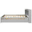 Platform Bed With Trundle And Bookcase Headboard-739165272