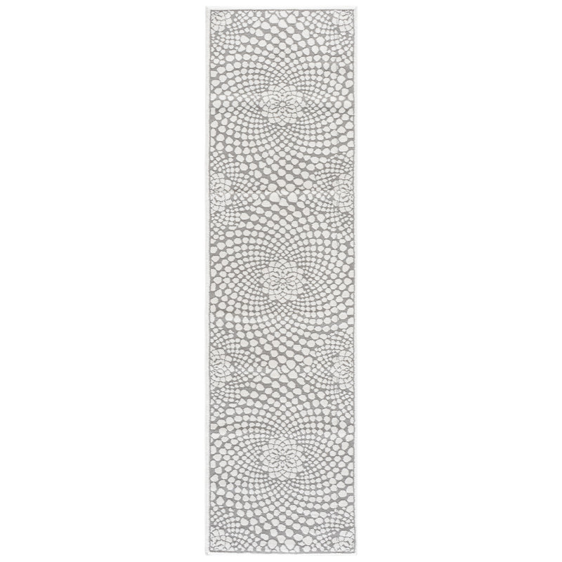 Lunara Power Loom Polyester; Jute/Sisal; Polypropylene Plastic Abstract Indoor Rug, 2'-2" x 8'-0" Runner