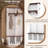 Farmhouse Wooden Style Hall Tree With Arched Design, Practical Entryway Walnut Storage Bench With 5 Black Hooks, Minimalist 4-In-1 Hallway Shoe Cabinet With 7 Cubbies-1055991848