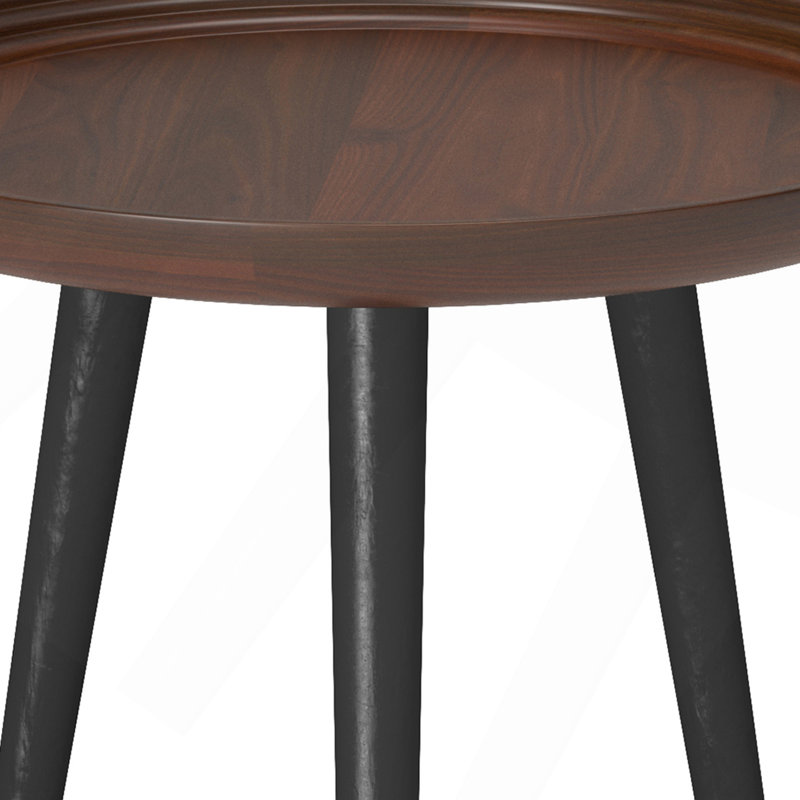 Round Side Table - Cognac