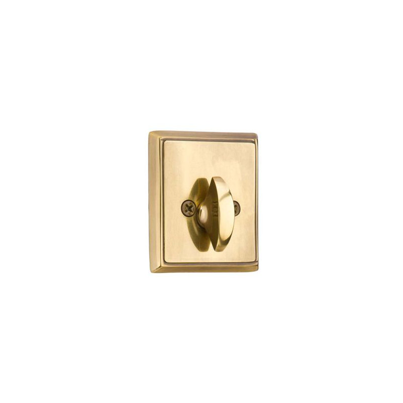 Pêne dormant rectangulaire simple pour porte en étain de 1 3/8 po à 2 1/8 po, Laiton antique français
