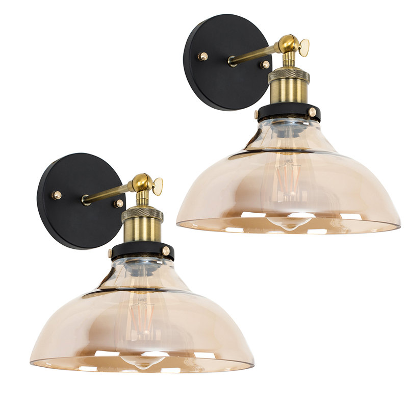 Hanson Armed Sconce, LED Bulbs