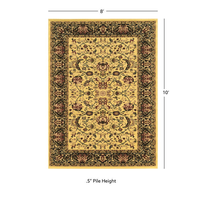 Lozoya Oriental Indoor Rug, Rectangle 8 'x 10'