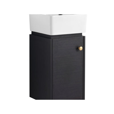 12'' Single Bathroom Vanity with Ceramic Top