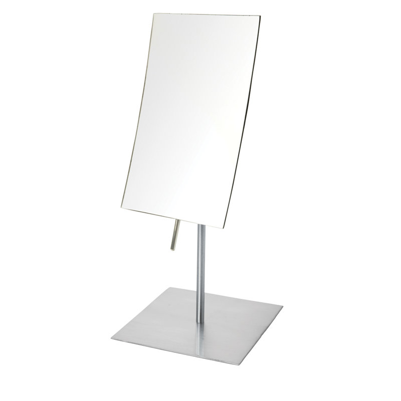 Miroir de maquillage grossissant 5 po x 8 po, Noir