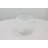 Perry Glass Short Round Ribbed Vase-1462725234