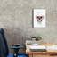 «Skull With Red Glasses» par Balazs Solti, art mural sur toile-101511461