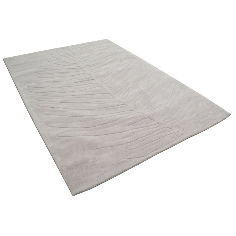 Caen Solid Colour Hand Woven Area Rug, Rectangle 140 x 201cm