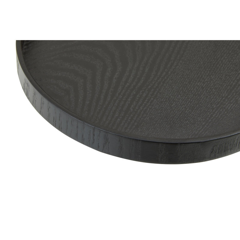 Sayreville Solid Wood Tray, 21cm H x 21cm W x 2cm D, Black