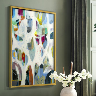 Interaction Framed Print - Solid Wood