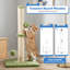 22 Inch Cat Scratching Post Mounting Methods Scratcher Tree Tower Natural Sisal Rope Scratch Post With Stable Base And Hanging Toy Balls For Indoor Cats And Kittens-2105478717-2104593737