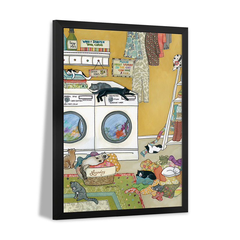 Affiche «Purrfectly Fluffed» par Jamie Morath, H 24 po x l 16 po