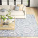 Tansy Handmade Wool Blue/Ivory Rug