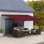 Auvent de terrasse rétractable en polyester de 59,1 po de largeur Outsunny-96659655-96659654