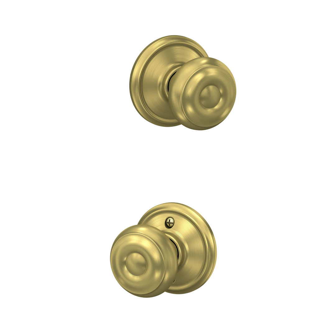 Georgian Passage Knob Hall and Closet Lock Schlage 