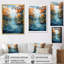 «Grovelle Orange River Sapphire Serenity - Lake», reproduction d'art sur toile-1015588775-1063690302