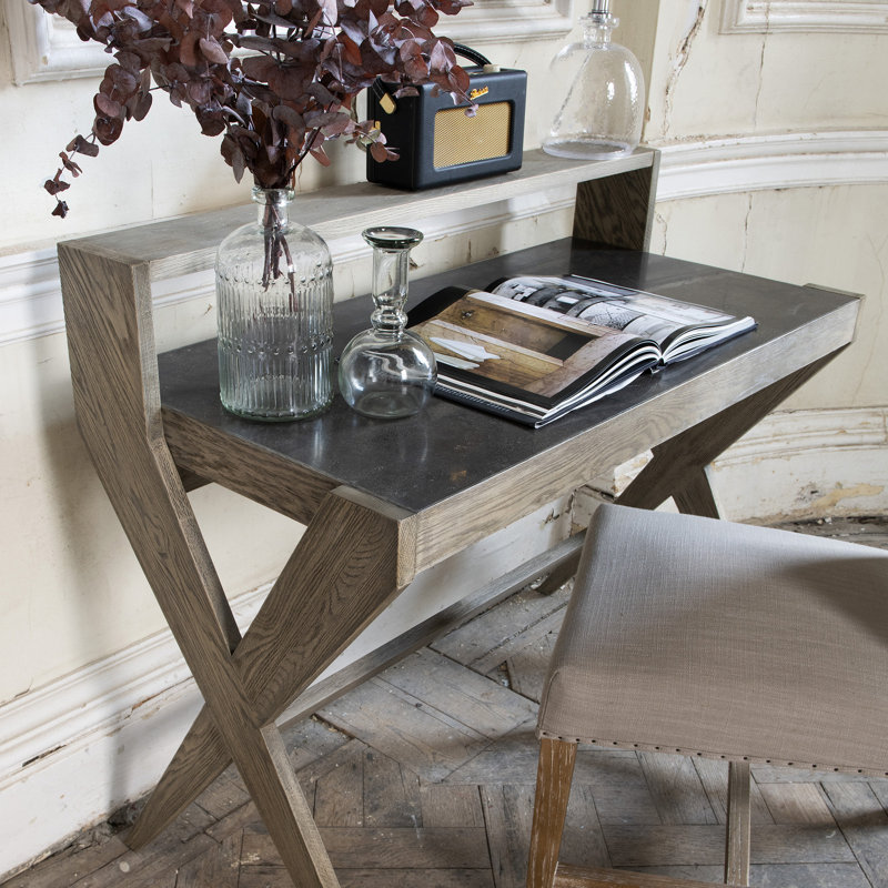 Migrati Marble Solid Wood Writing Desk