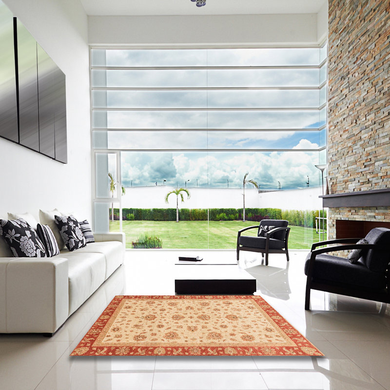 Tapis abstrait 4057, Carré 6 pi