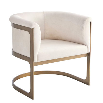 Regan Barrel Chair w/Hair-on-Hide