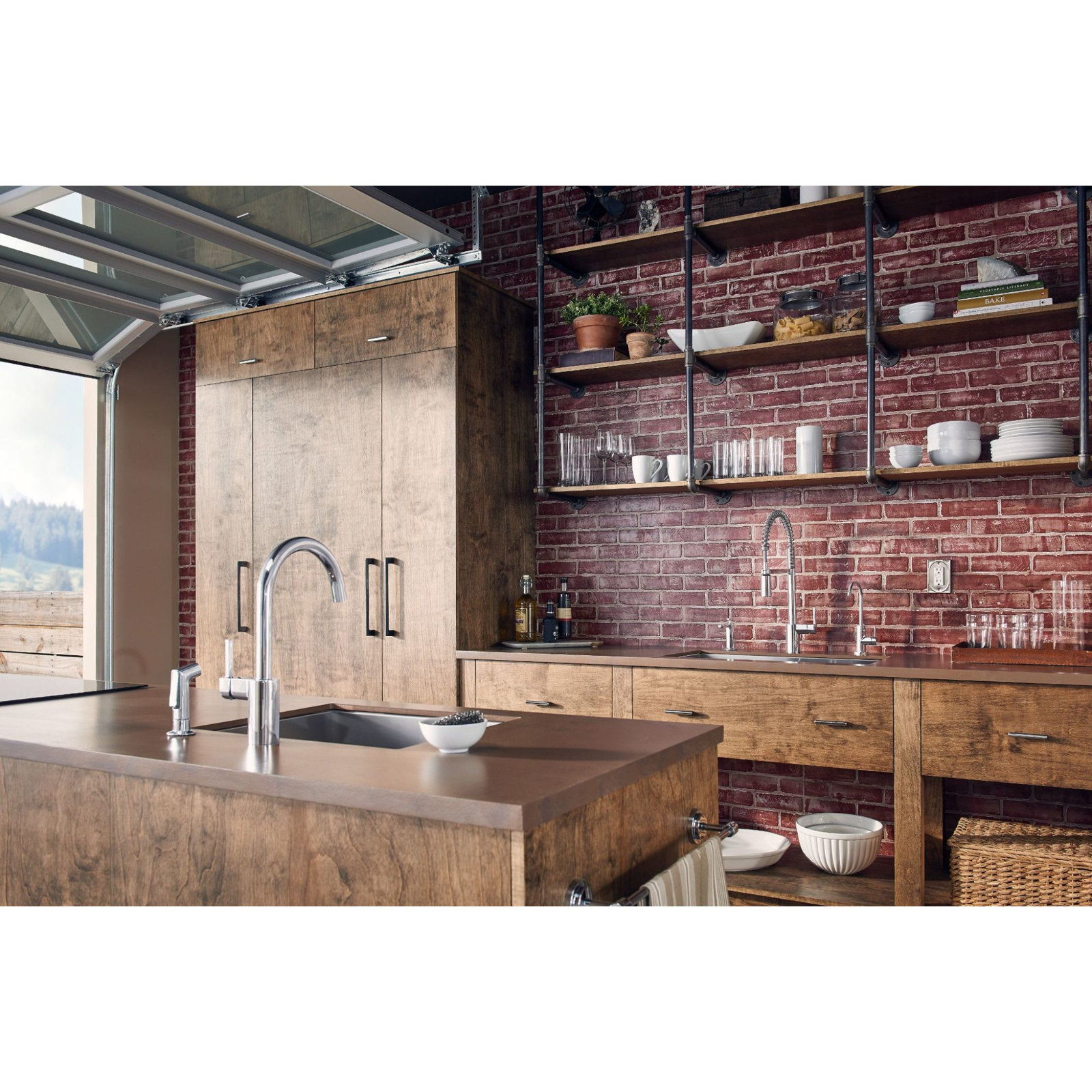 Align Kitchen Faucet with Sidespray, Chrome
