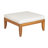 6 Piece Patio Conversation Set (Teak; Beige)