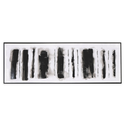 « Striation »-cadre flottant, reproduction d’art sur toile