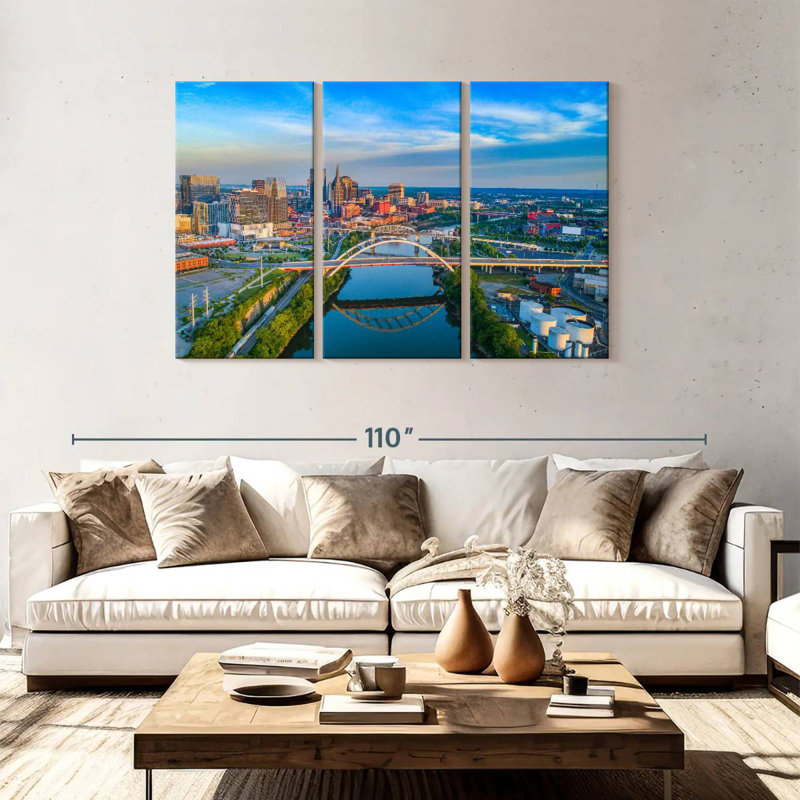 Vue Sirci de Nashville, H 48 po x l 74 po