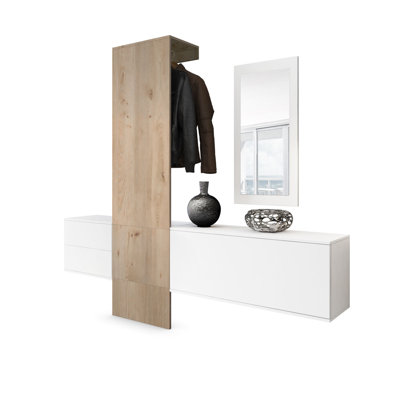 Mccurdy 209 cm W Hall Tree with Shoe Storage
