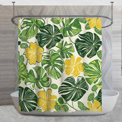 Rideau de douche Leafy Design