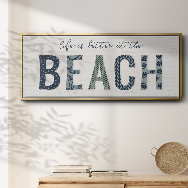 Beach Better - toile encadrée